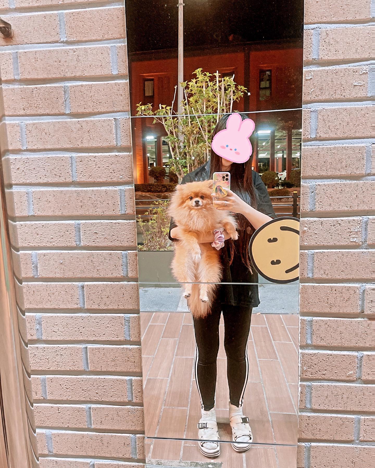 올만에 포민이랑 야간산책😝