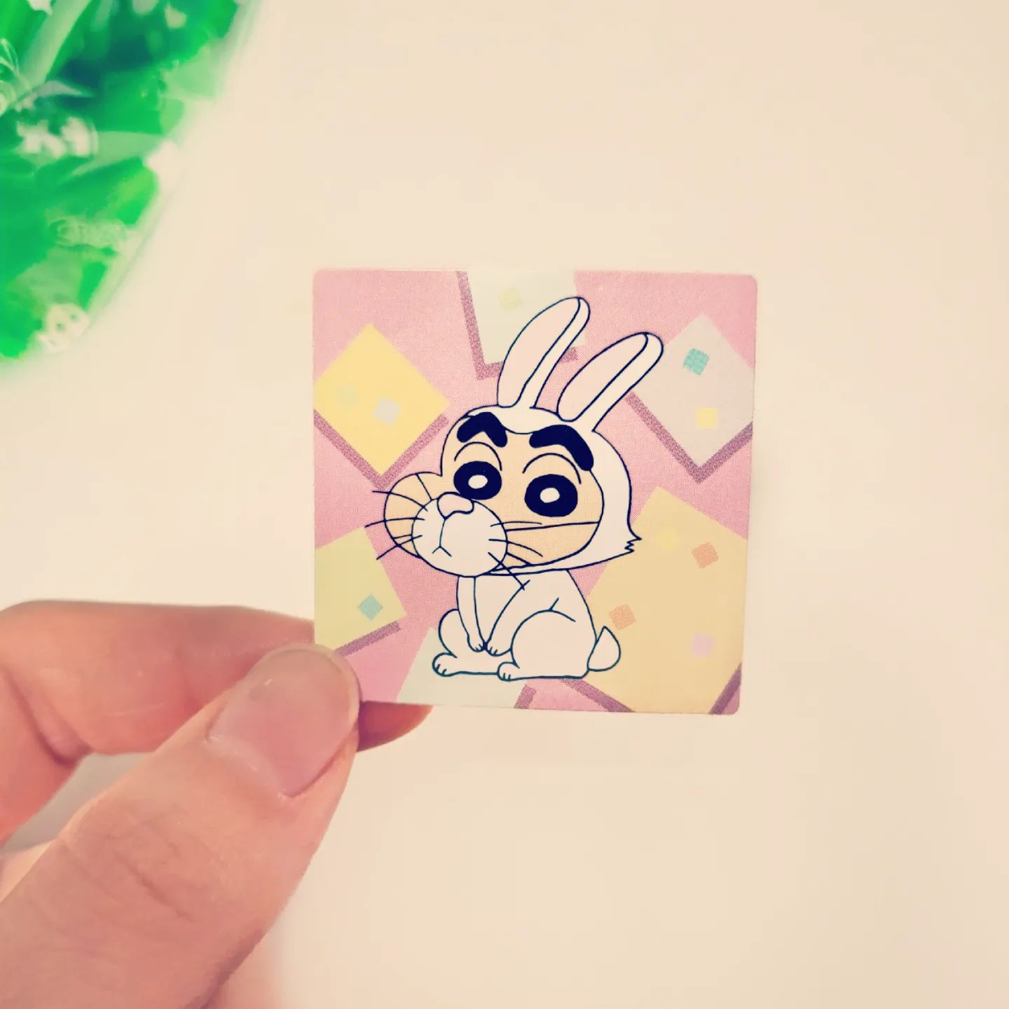 ウサギ年にぴったりの兎しんちゃん
#초코비 #크레용신짱 #크레용신짱스티커 #짱구스티커 #토끼짱구 #しんちゃん #tohatochocobi #tohato #クレヨンしんちゃん #クレヨンしんちゃんシール #うさぎしんちゃん