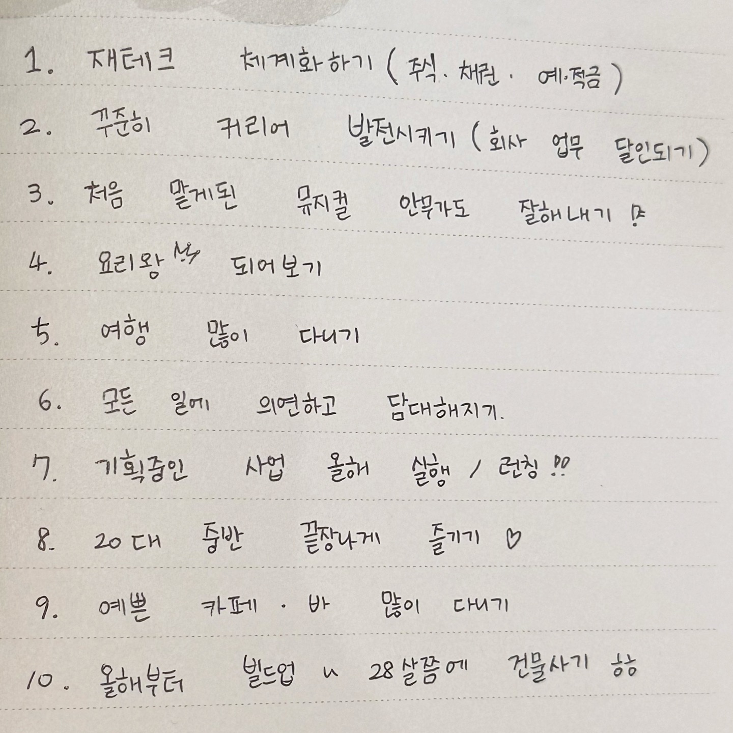 한분한분 인사를 못드려 글로 우선 올립니다! 새해 복 많이 받으시고 나랑 친한 사람들은 더더 많이받아라 😝❤️ 올해 시작점이 참 많은 나 자신 화이팅 🦊 여러분들도 다 이뤄져라 화이팅 🫶