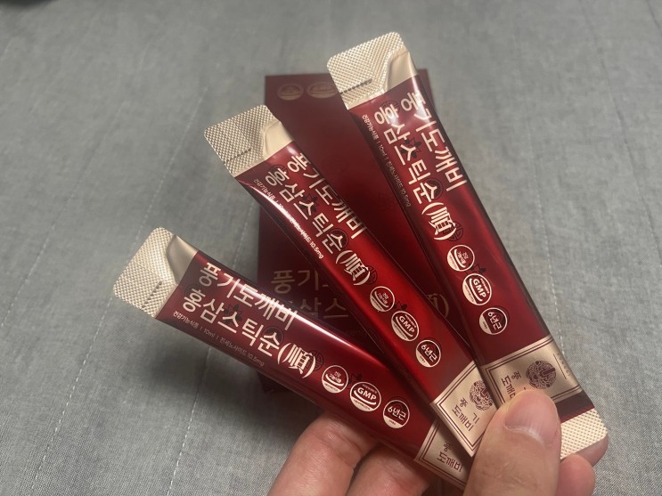 풍기도깨비 홍삼스틱 순 진세노사이드 10.5mg