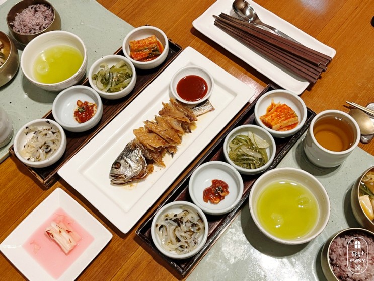 광화문역 맛집 상견례자리로 좋은 봉우리 한정식