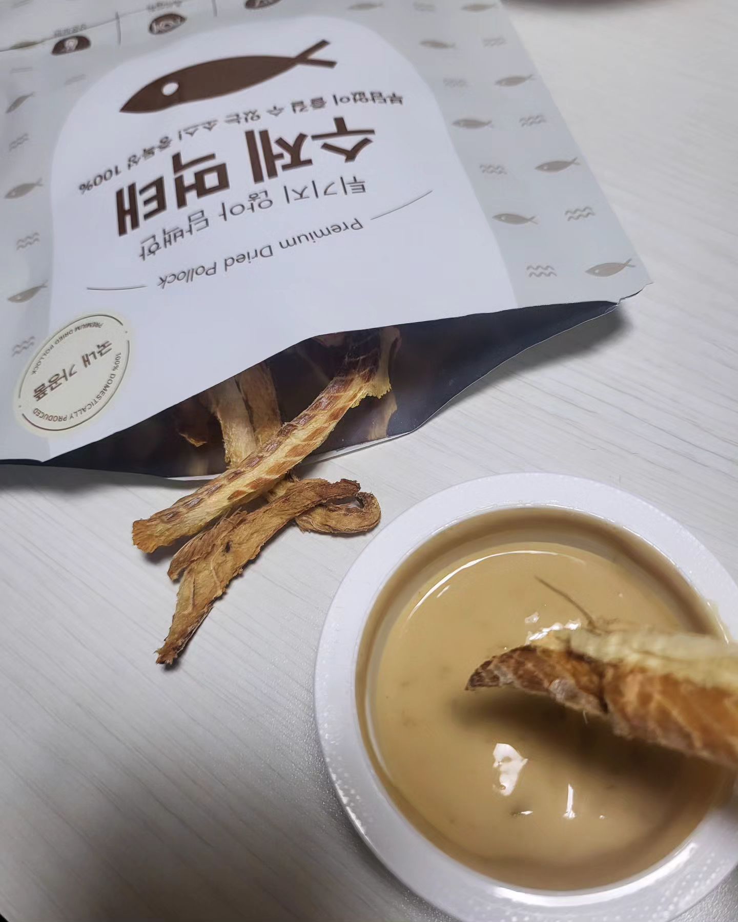 손이가여 손이가~ 
먹태에 손이가요🤣

바삭+고소🤭
거기에 소스를 찍으면 매콤함까지 주니👍
간단한 간식용으로도 👌
안주로도 👌

바삭 먹태 함께 드실래요?!😋

#바삭먹태 #고단백
#여니맘😘 #안주추천 #간편간식 #추천드려요