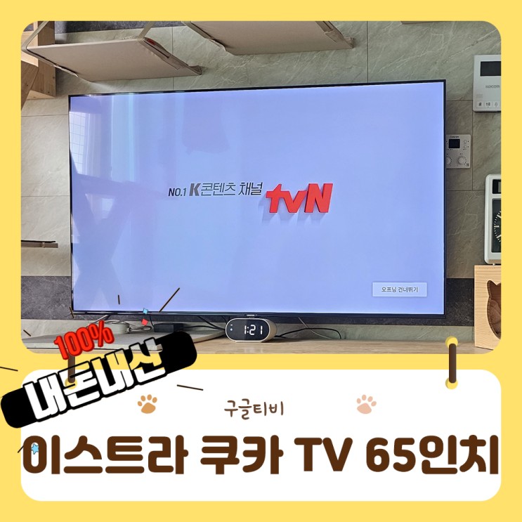 이스트라쿠카 65인치UC651UHD 중소기업티비 실사용만족후기 내돈내산