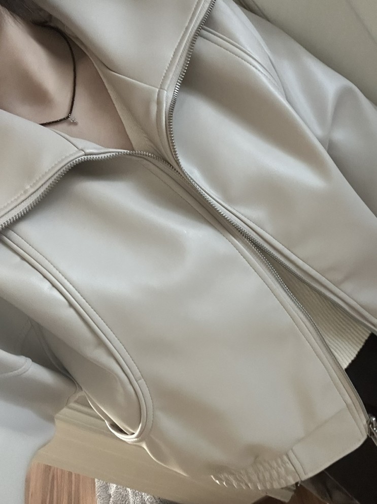 비바브라운 레더자켓, 패셔니스타 되기⭐️