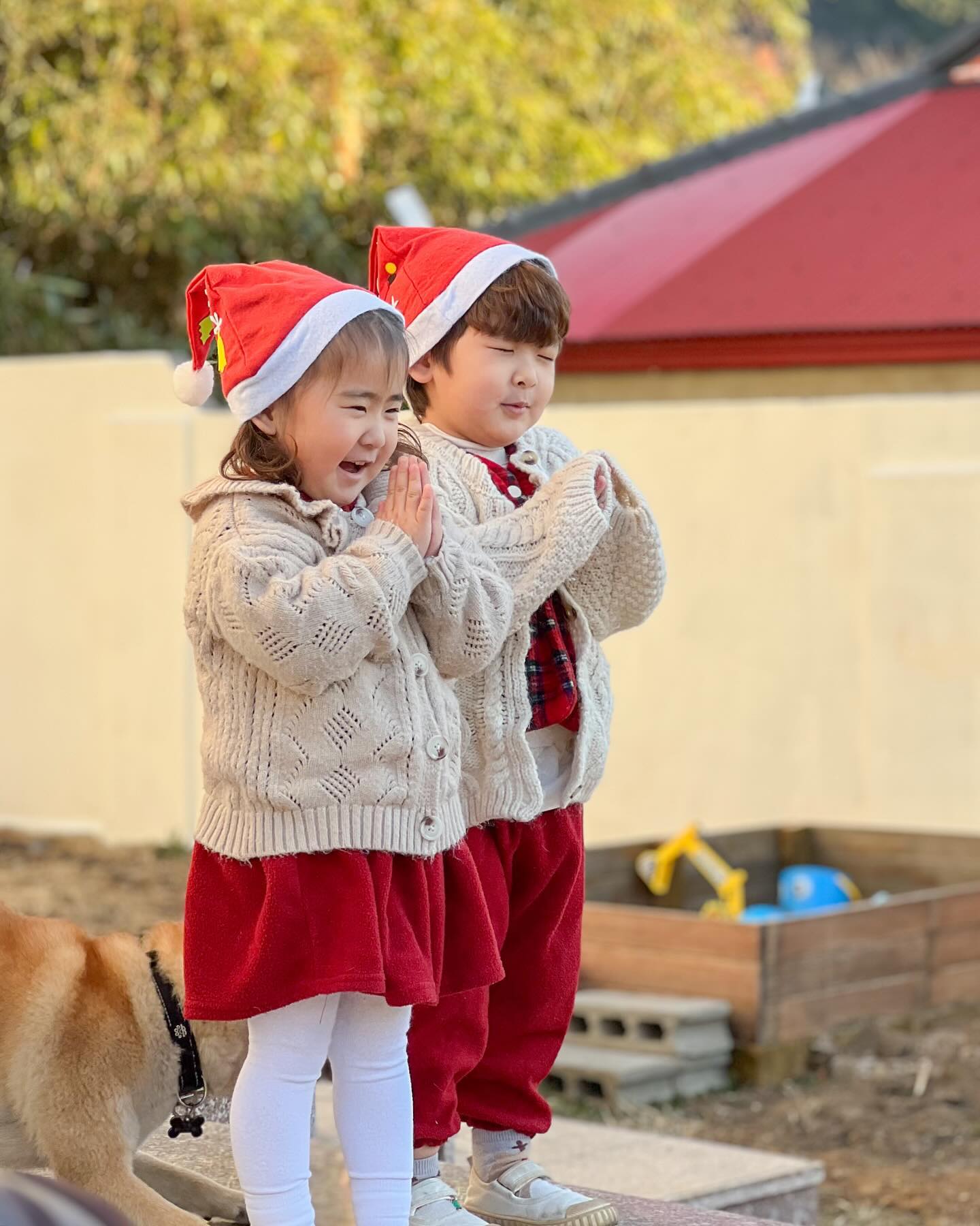 크리스마스&방학을 앞두고 마지막 등원..😂 잘 다녀와🎅🏻🎄❤️