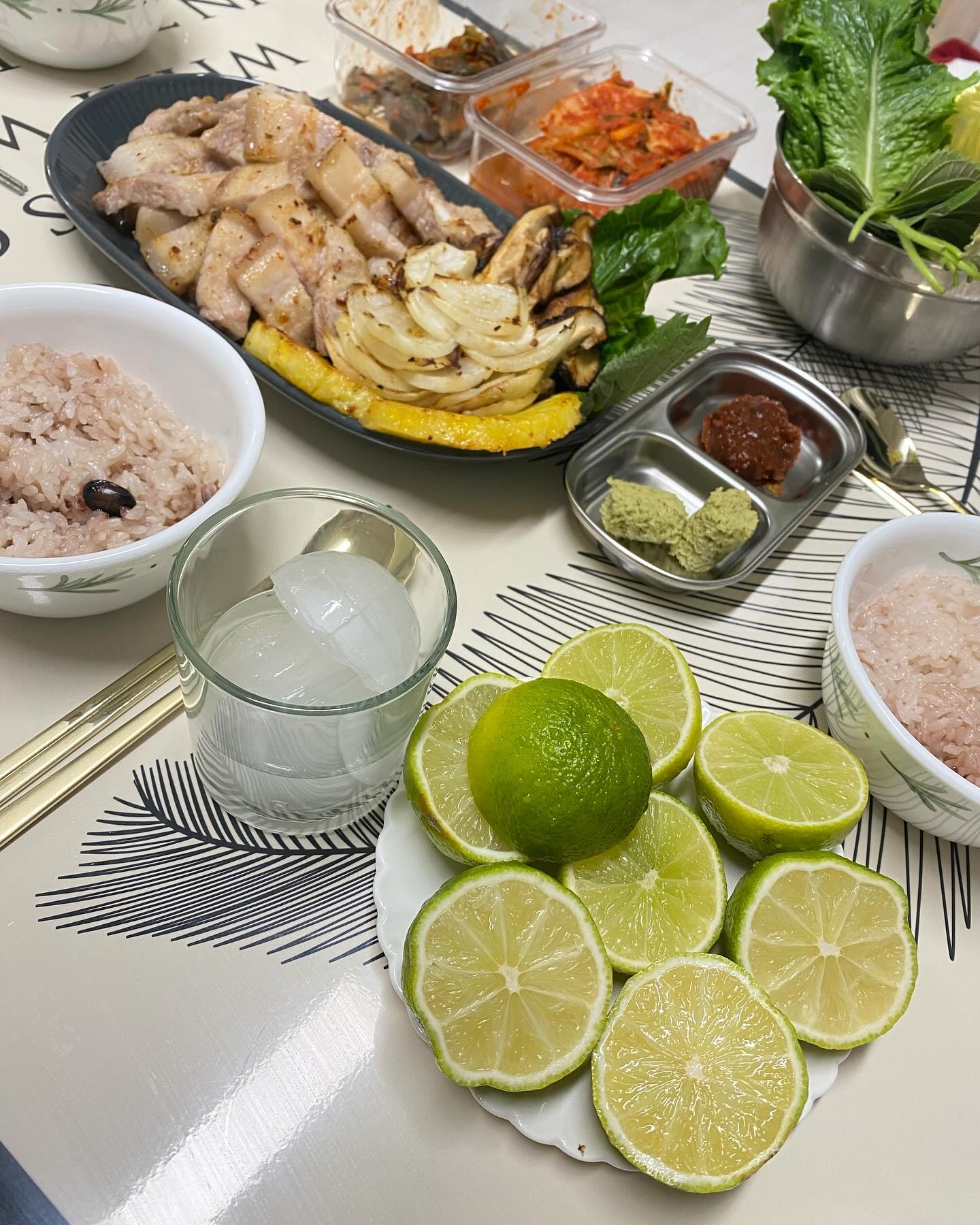 이날의 메인은 라임소주였다 🍋