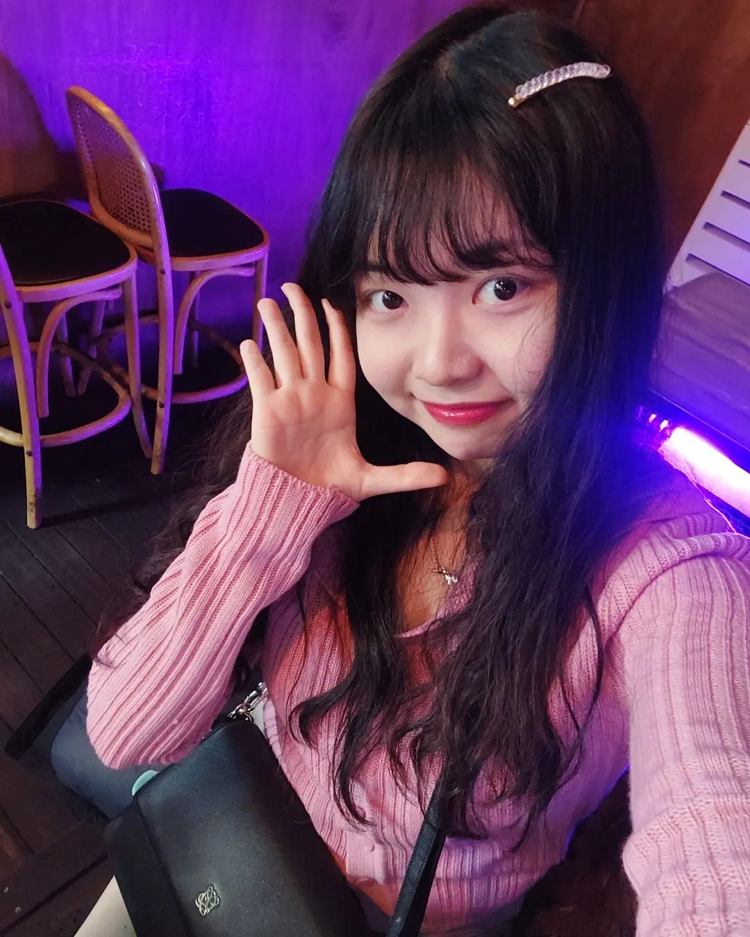 오랜만에 머리핀ෆ˙ᵕ˙ෆ