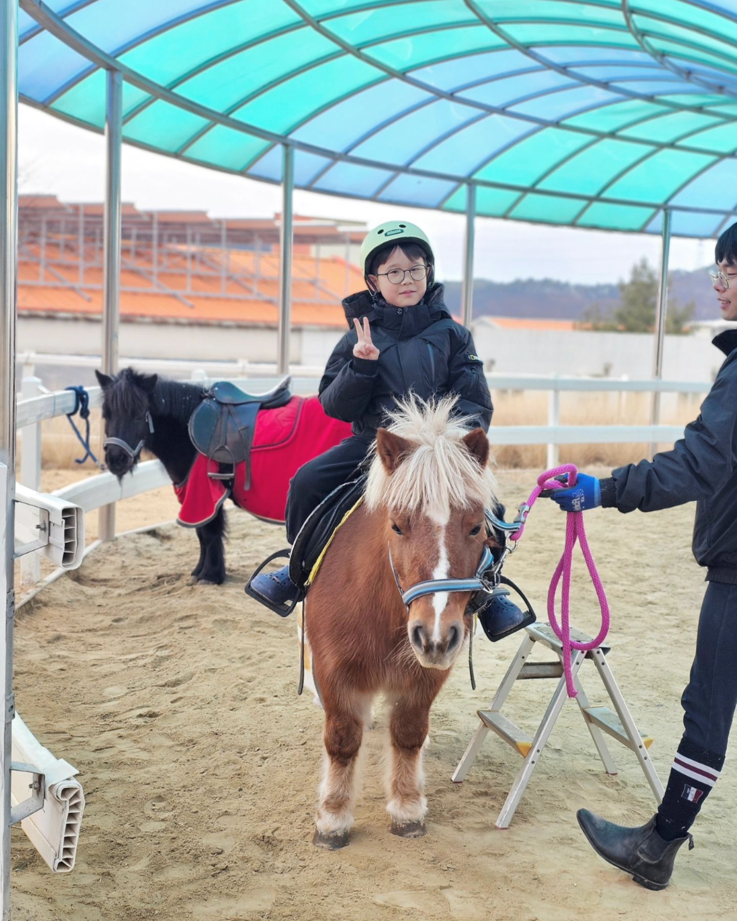 .
#경북영천 에서 말타던 순간 😊
겁먹고 눈만 요리조리 흔드는거
세상 너무 귀엽다아 😍

#도치맘일기 #겨울방학