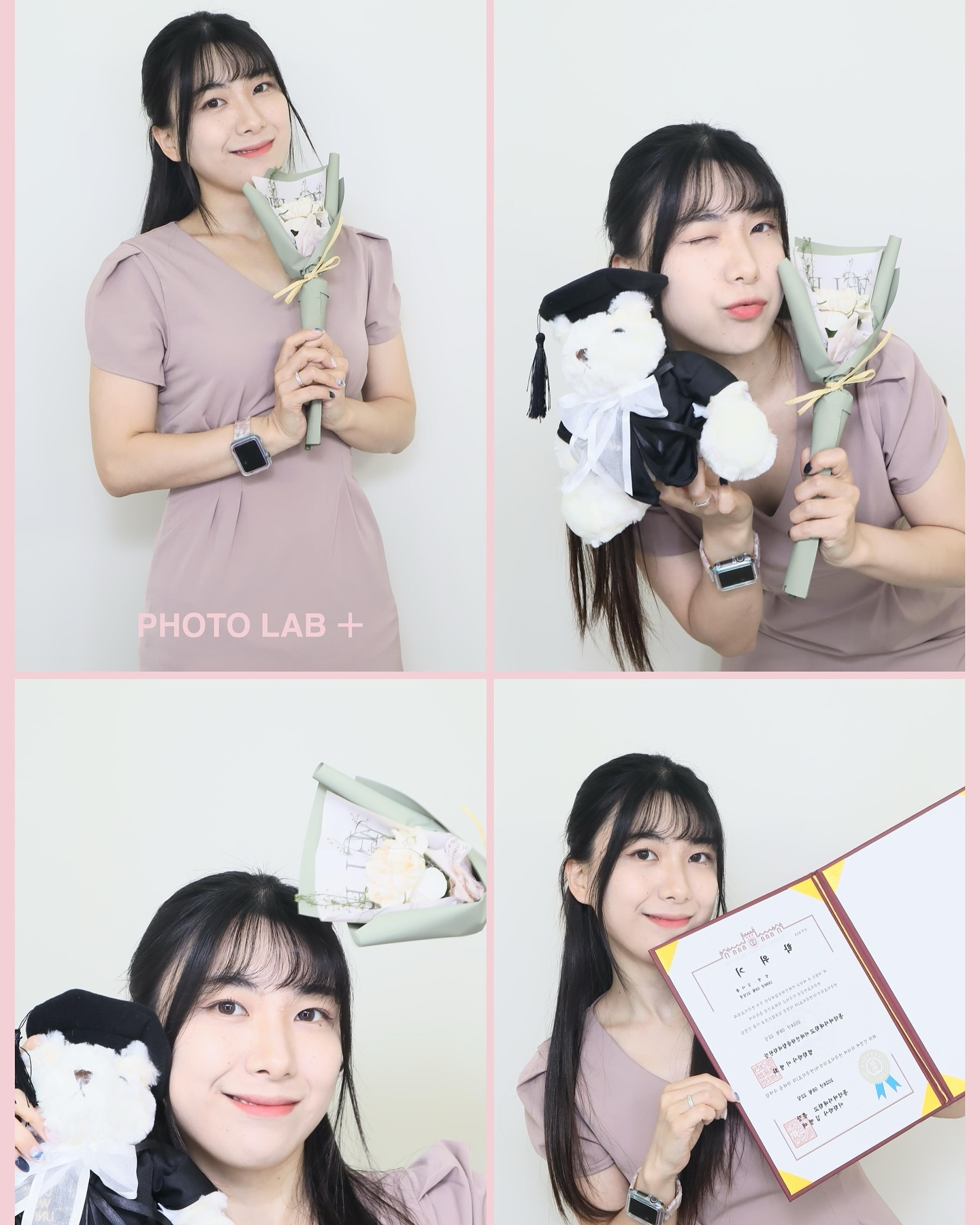 ♥️2022.03-2024.08🧑🏻‍🎓♥️
사람 때문에 울고 사람 때문에 웃었던
동덕여대 이제 진짜 안녕👋🏻

그 어느 때보다 사람에 대한 환멸과 사랑,
그 경계에서 허덕였던 2년 반이란 시간들이
나의 미래에 보다 더 큰 양분으로 작용하길 바랄뿐

당신의 말 한 마디가 자라나는 새싹에 꿈을 짓밟을 수 있단
그 사실을 잊지 않길 바라고 또 바라며 2년 반을 마무리 한다.

즐거운 생각만 날 줄 알았는데 오히려 힘들었던 생각이 더 나네
아 몰랑 그래도 덕분에 얻은 소중한 인연들이 있으니 만족하련다.
꼭 우리 선생님들과 치료현장에서 다시 만날 수 있길🙏🏻♥️

나도 이제 척척석사다🧑🏻‍🎓
석사 졸업 완료~!!