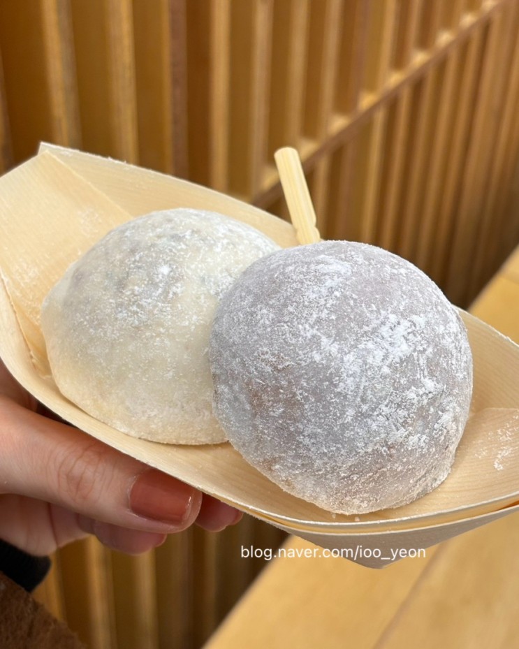 가로수길 디저트 유키모찌, 말랑말랑 수제 젤라또/젤모찌 찰떡아이스 맛집 신사점