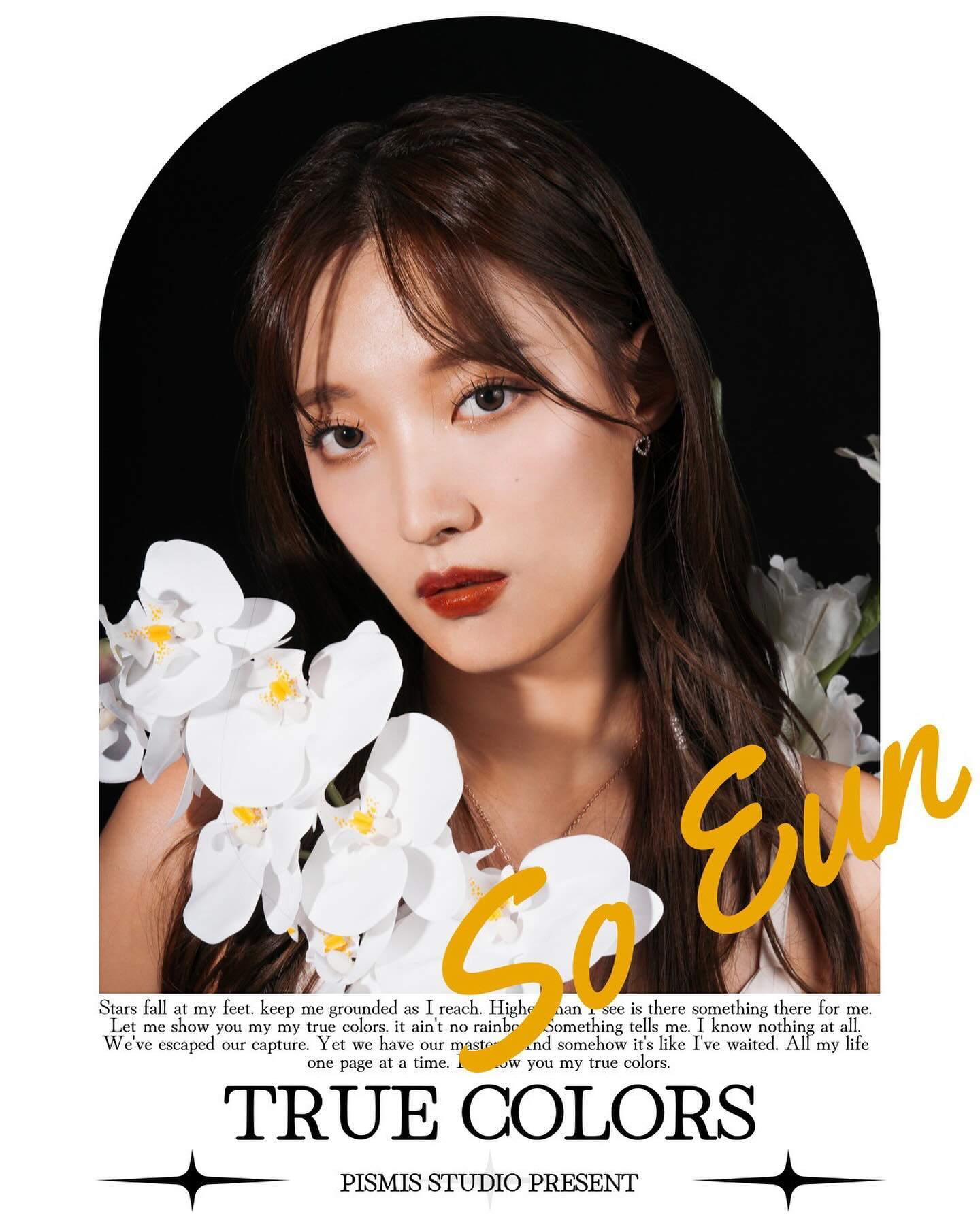#TRUECOLORS
뻔한 꽃 프로필이 아닌 블랙호리존에서만 볼 수 있는 무드🖤
블랙+화이트의 베이직한 조합도 예쁘지만 
다른 꽃 컬러들도 충분히 매력적이라구욧🌸💙💜🩷❤️

그림 만들기 장인답게😎
첫 장은 직접 디자인한 화보무드 뿜뿜 프레임으로 인화본까지 넘예✨
다들 외않헤

photo📸 pismis_