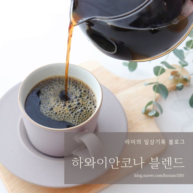 하와이안 코나 블렌드 맥널티 스페셜티 커피원두추천