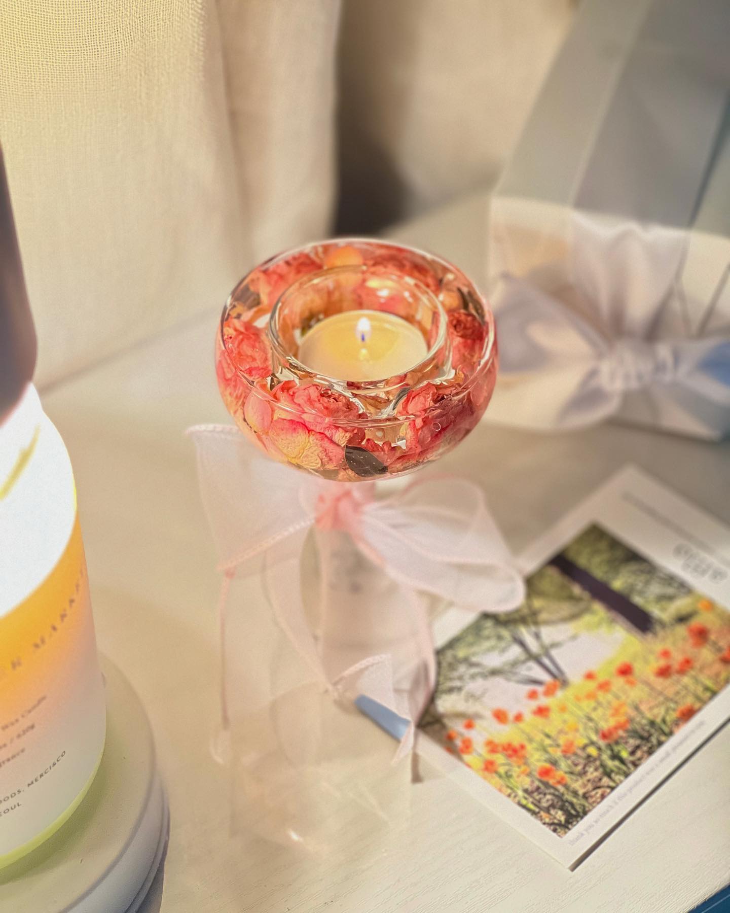 넘 예뿌당 감사합니댱♥︎ 
,
,
#부케 #부케캔들 #5월의신부 #캔들