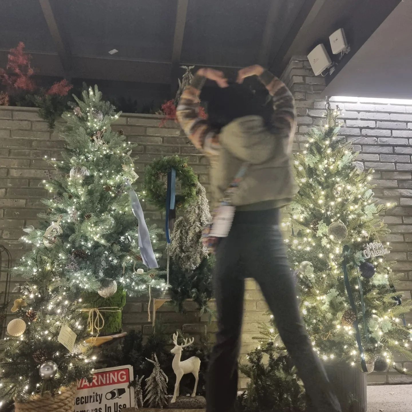 카메라를 피하기위한 필사적인 몸뚱이❄️🎄