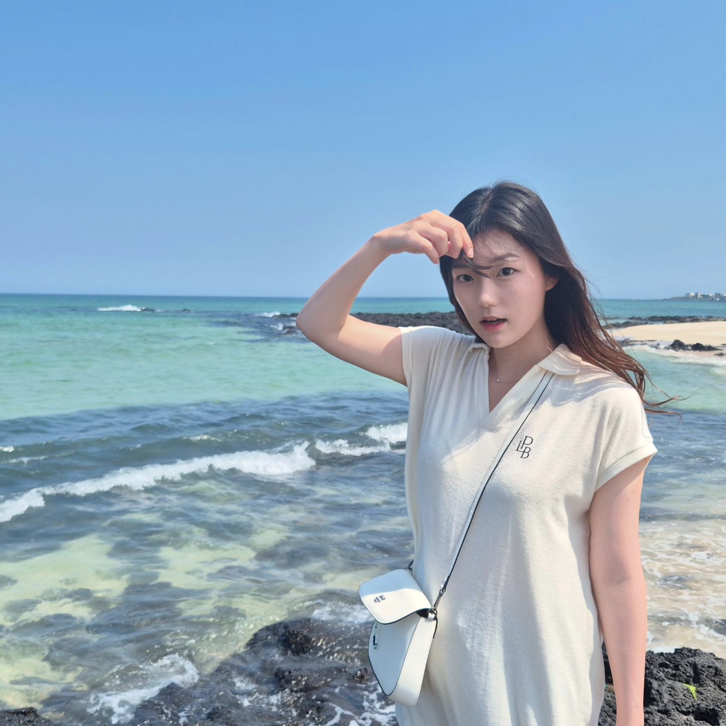 새파란 여름 제주도 ☀️ 
그리고 소금빵🥐