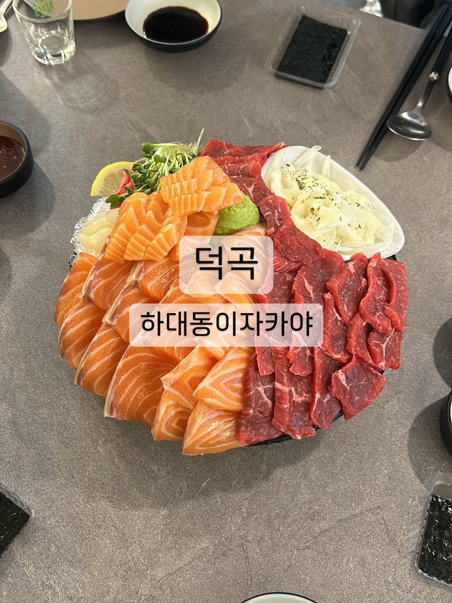 덕곡 “진주하대동술집, 육사시미, 연어 이자카야 솔직후기”