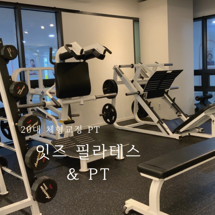 상왕십리pt  l 잇즈필라테스 & PT  l  20대 여자 피티 자세 교정