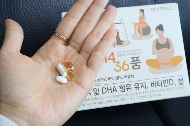 임산부 종합영양제 1436 품 철분까지 포함된 한팩