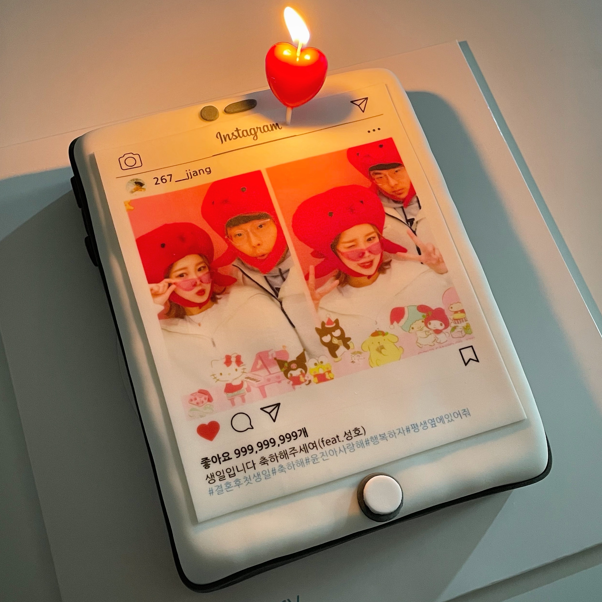 𝗠𝘆 𝗯𝗶𝗿𝘁𝗵𝗱𝗮𝘆 𝗺𝗼𝗼𝗱 🎂💕

좋아요 999,999,999개 ㅋㅋ
취향저격 케이크로 내 희망사항 이루어준 내 “ 남편 ” 🤣
