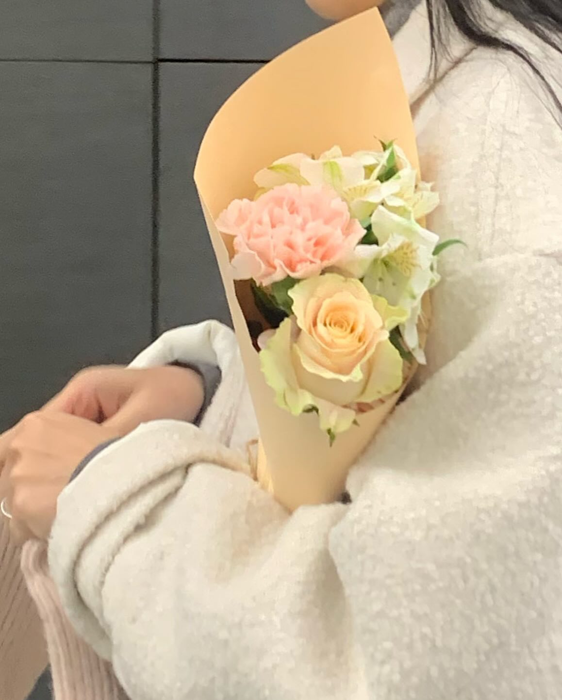 물 탄 핑크색 다발이 좋은 요즘입니다아 .. ♥