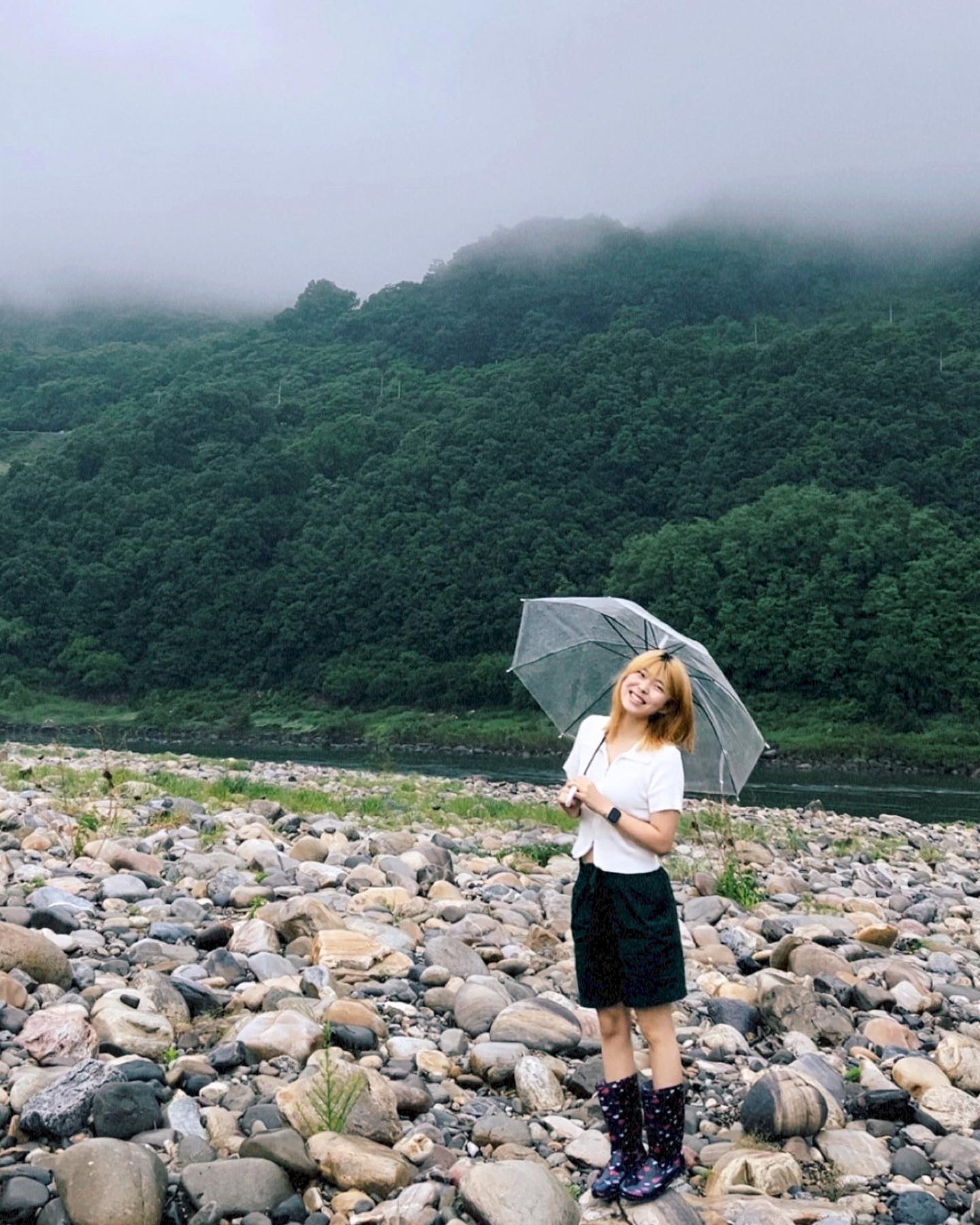 비 와도 해삐 ☺️🍀🌧️