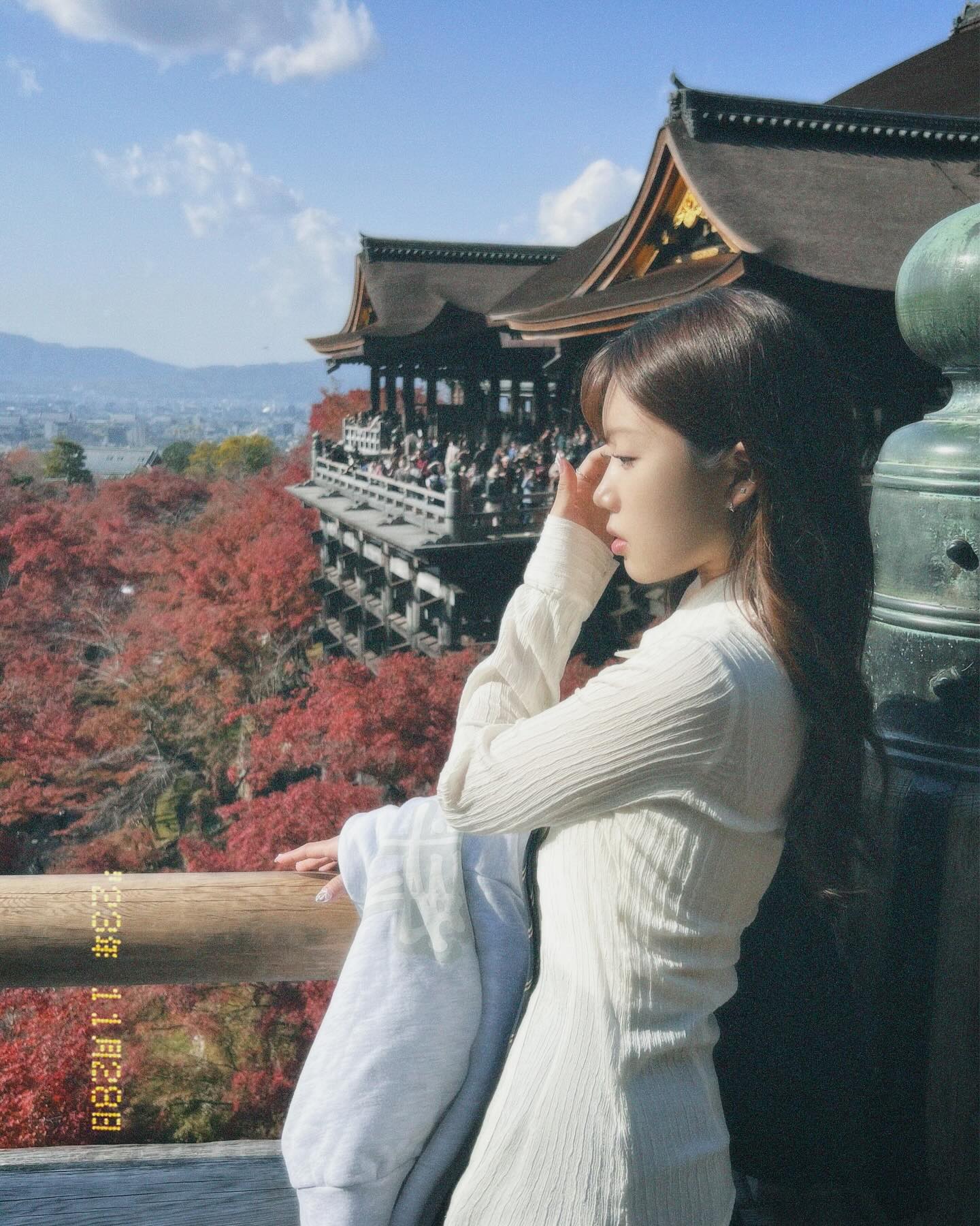 🍁
단풍이 예뻤던 #기요미즈데라
마치 신이치가 나타날 것만 같았지 뭐야🤫

#교토 #kyoto #kiyomizudera #청수사 #진홍의수학여행 #일본 #japan #高校生