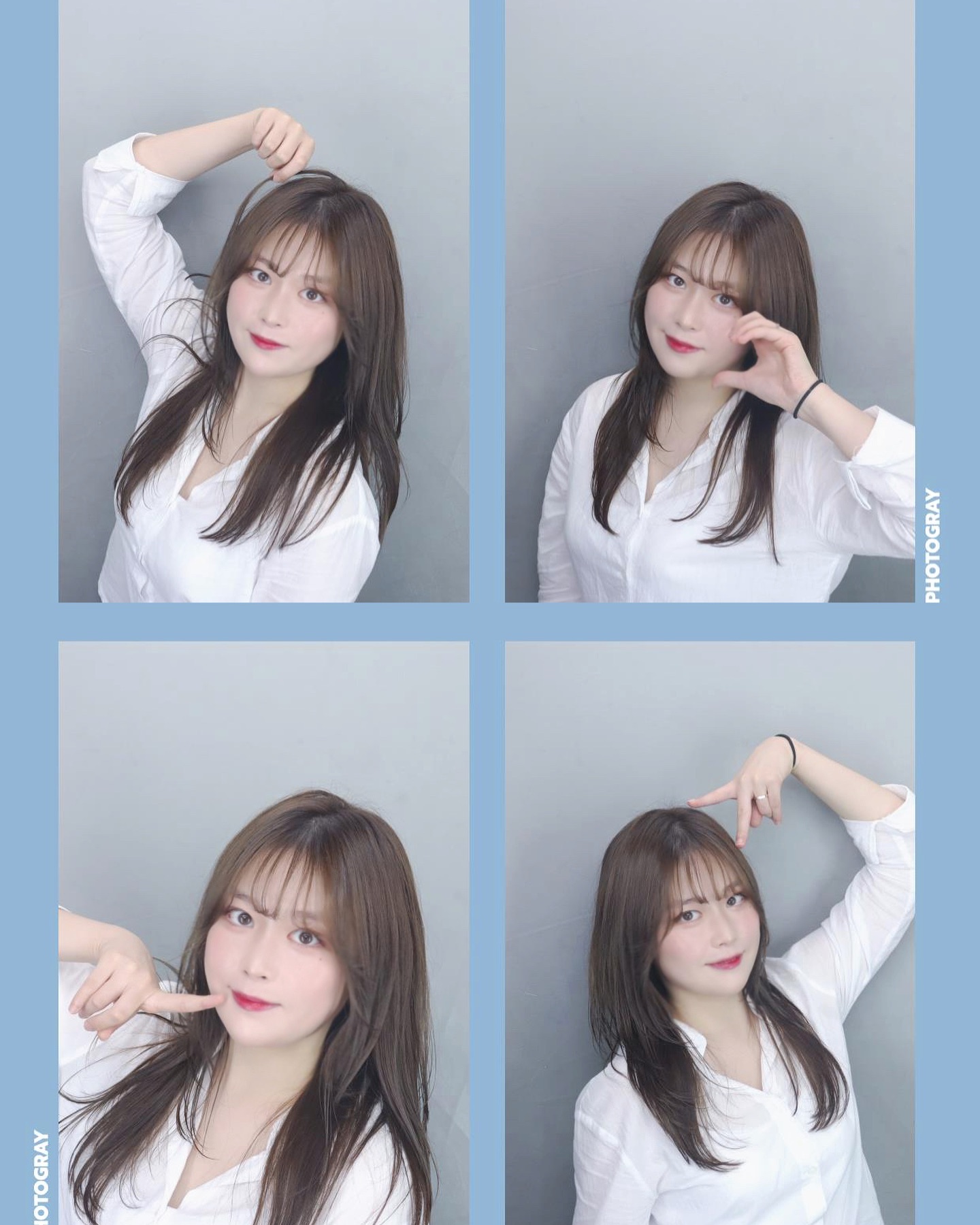 머리하고 엄청 뚝딱거린,,🤍🫧 애쉬 조 !  하 !

#포토그레이 #네컷사진 #네컷포즈