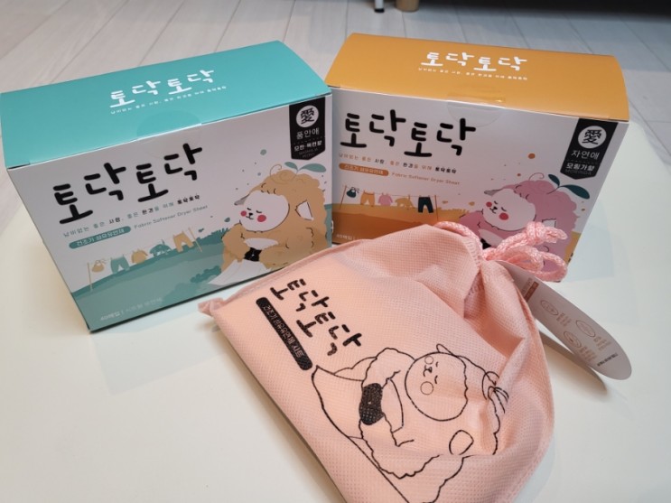 건조기시트추천, 환경에도 좋은 토닥토닥건조기시트 사용후기