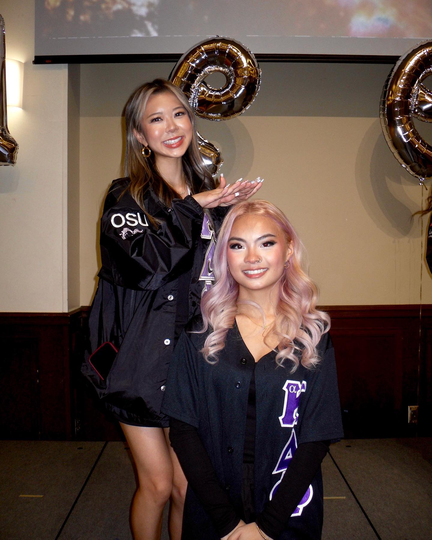 Few highlights from this semester ☻
— 
Introducing my little, 
#𝟒𝟓 𝐁𝐮𝐚𝐬𝐚𝐰𝐮𝐧 “⏾𝐎𝐗𝐌𝐎𝐅𝐋𝐀𝐑𝐄” 𝐋𝐨𝐫 ♥ 
So proud of you & blessed to be your big ♥ AND WELCOME TO 💎 𝐌𝐋 𝐔𝐣𝐢 𝐗 𝐋𝐊 𝐔𝐣𝐢 𝐗 𝐌𝐨𝐨𝐧𝐥𝐢𝐭 𝐅𝐚𝐦 💎
— 
Made my big a G; liljys is the best big a little could ask for - Peep the line jackets 🤭
— 
Last but not least - Introducing my big bro,
#𝟏𝟖 𝐉𝐚𝐲𝐝𝐞𝐧 “𝐀𝐕𝐀𝐓𝐀𝐑” 𝐊𝐢𝐧𝐠𝐞𝐫𝐲 😈 

Thank you to everyone who came to support me and my little and shout out to beta class 💋