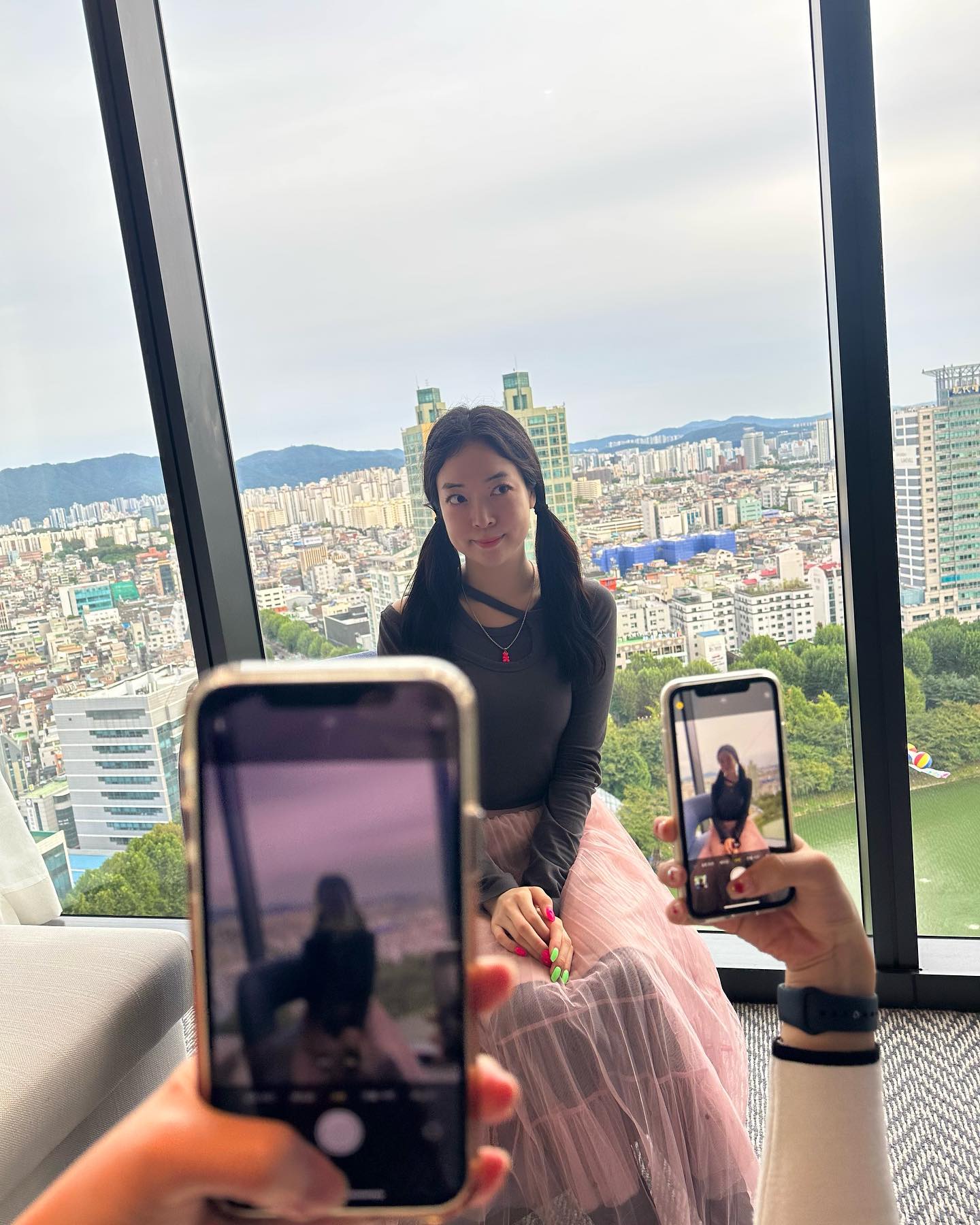 우리도 요샷을 어째저째 찍어보았당ㅎㅎㅎ🫶🏻🎀