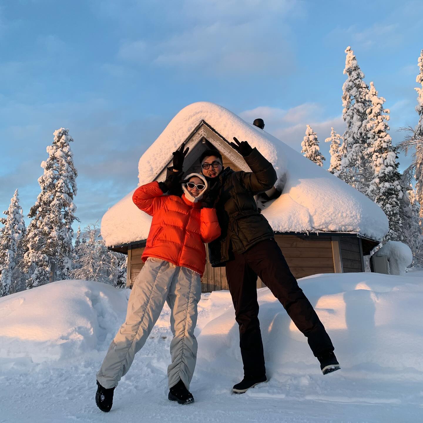 우리가 사리셀카로 간 이유 !
낭만 가득했던 우리집 🛖⛄️🤍#saariselka#투빈커플