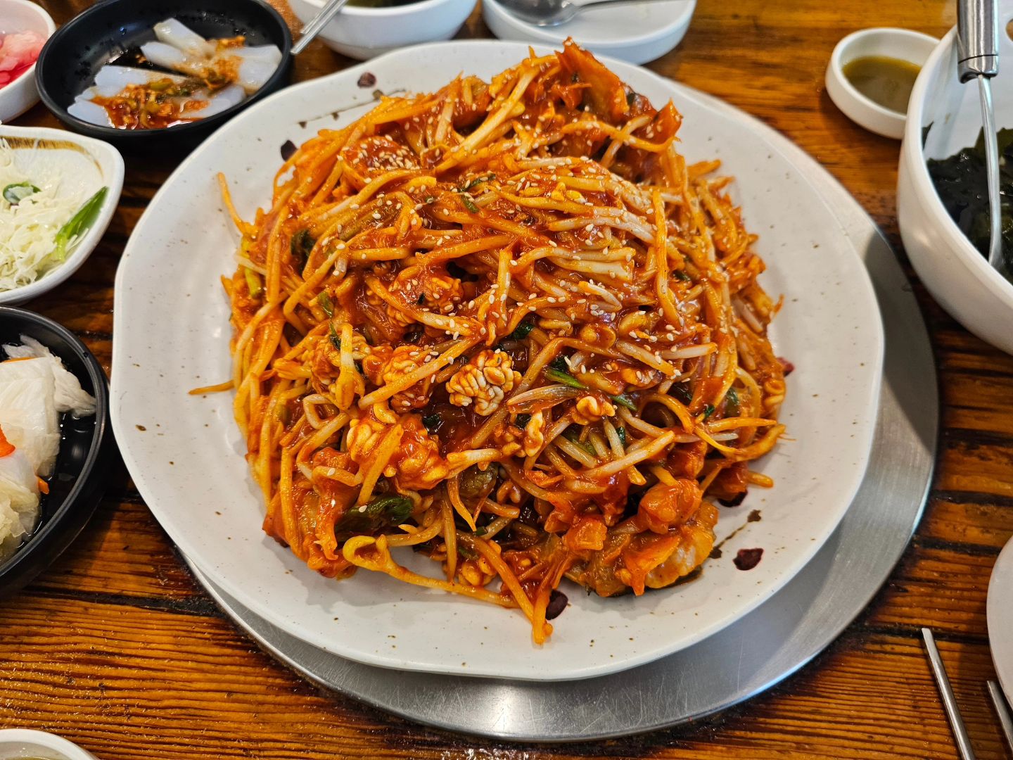 중곡 제일 시장 근처에 있는 기찬아구찜 
여기 맛있음 츄릅 

#아름씨의식욕일기 #아구찜 #koreafood 
#중곡제일시장 #기찬아구찜 #중곡동맛집 #광진거주민추천