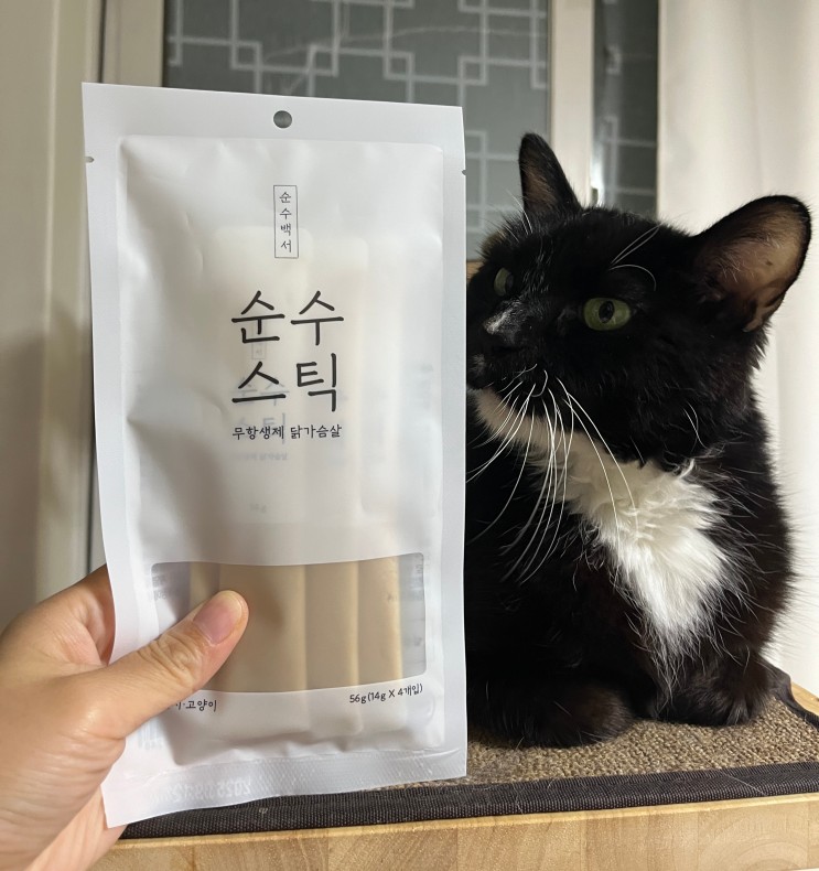 무항생제 츄르 순수스틱 건강한 고양이 간식 추천 할게요~