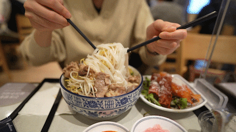 을지로입구역 맛집 쌀국수 땀땀(TamTam). 매운 소곱창 쌀국수, 숯불 직화 소고기 쌀국수, 코코넛쉬림프&크리스피롤, 짜조.