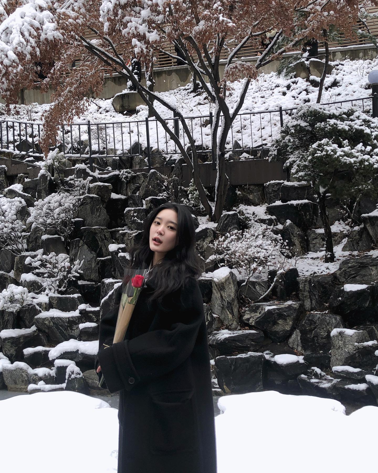 눈 오는 날 학교는 아름다와요
졸업 축하해요들🎓💐