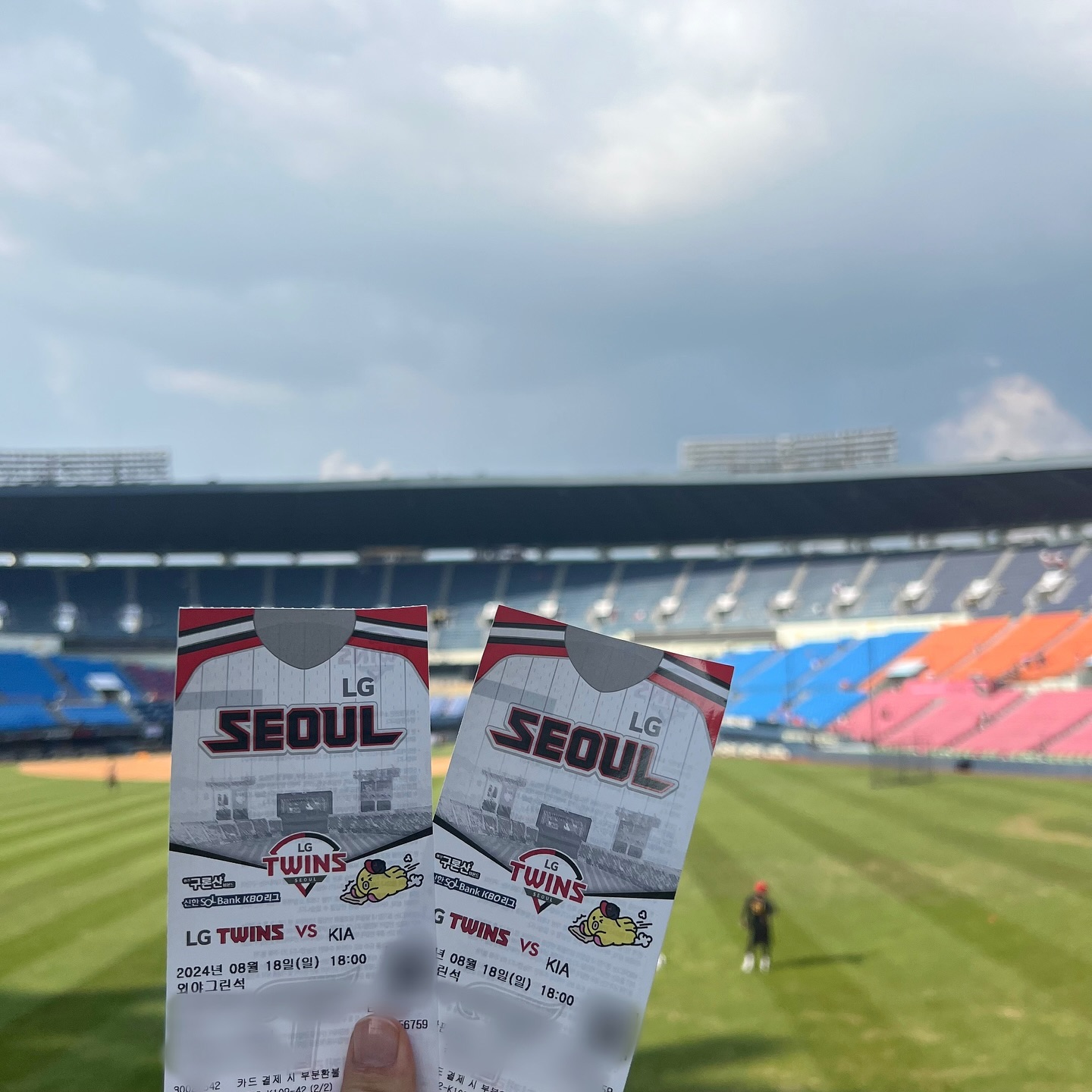 🍀
이 모든걸 입장료 만원으로 즐길 수 있다니 
도파민 미친 야구 첫 직관 대만족⚾️