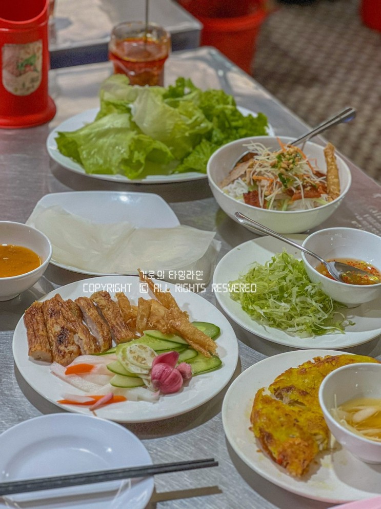 베트남 달랏 여행 야시장 근처 로컬 맛집 넴느엉 반쎄오 맛있는 곳 추천 내돈내산 후기