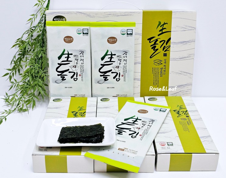 김선물세트 추천 고소하게 맛있는 바다소리 생돌김 복드림 선물세트