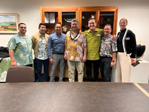 🌺 From connecting with key legislators across every Hawaiian county to diving deep into discussions about the State’s Road Usage Charge program with Mindy Kimura at the DOT, today was all about making waves at the state capitol. 🌊 A huge mahala to the Hawaii Association of Broadcasters for the amazing lunch and the opportunity to network with the Alliance for Automotive Innovation.
 
We had the honor of meeting Senate President Ron Kouchi, House Majority Leader Nadine Nakamura, and many other dedicated public servants, sharing insights on the challenges and opportunities of EV implementation, workforce development, and the impact of our dealers across the islands. 🚗💼
 
Today was a reminder of the strength and resilience of our community, the importance of collaboration, and the shared goal of a sustainable future for Hawaii. Together, we’re driving forward, contributing to tax revenue, job creation, and charitable efforts that span the beautiful Hawaiian archipelago. #Hawaii #StateCapitol #EVfuture #CommunityImpact