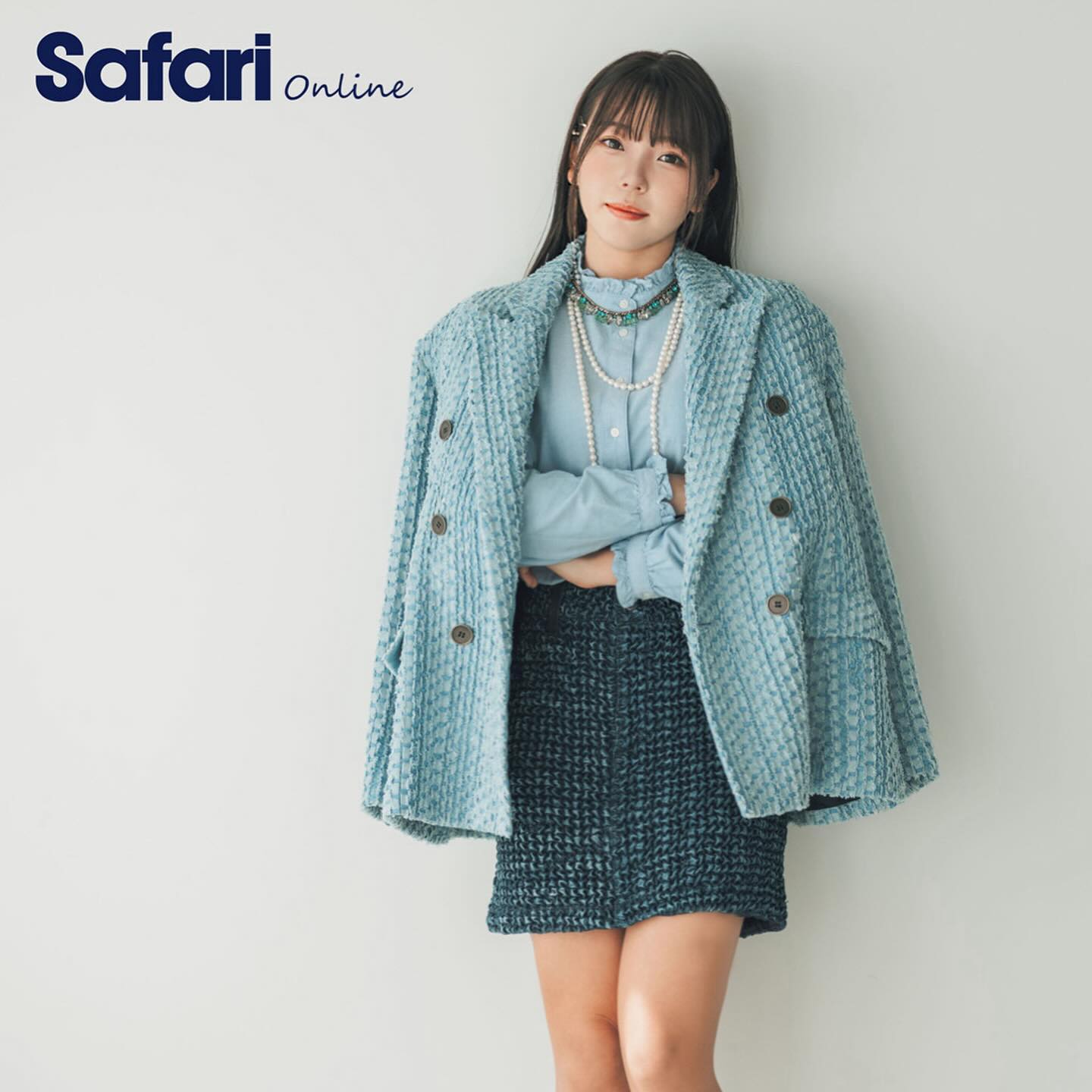 Safari online (safarionline_official )👖🫧

Safari onlineにアクセスしてインタビュー記事も是非読んで下さい🙇✨

写真：下田直樹さん shimodanaoki_photo 
スタイリング：浅井秀規さん hidenoriasai 
ヘアメイク：松田陵さん fharaon_ryo 
ライター：遠藤匠さん takumi_endo_