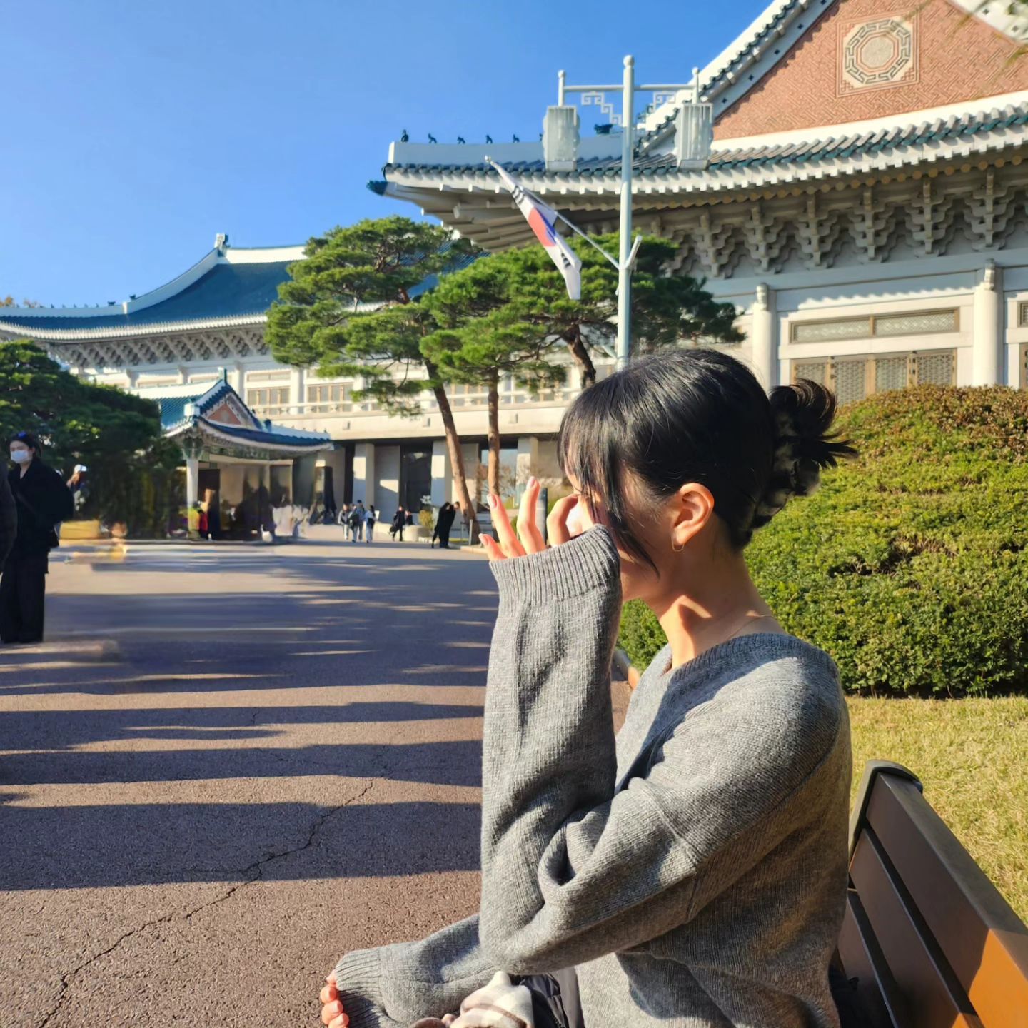 라떼는 청와대 관람도 할 수 있었어
