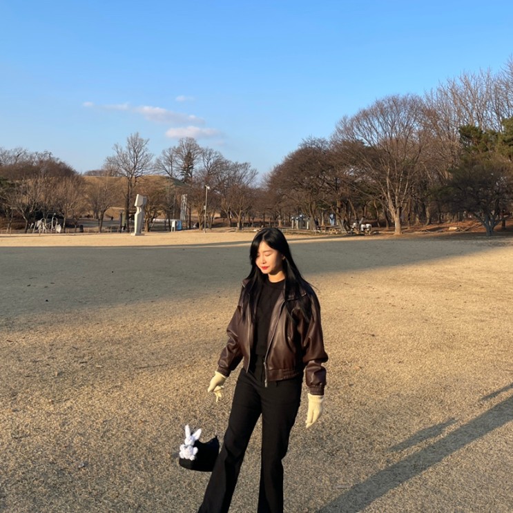 여자 레더자켓 비바브라운 브라운 컬러 크롭자켓 추천