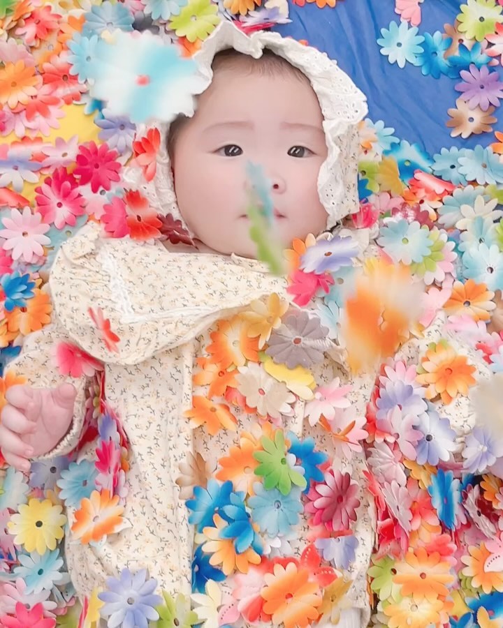 #서아사진❤️ 

알록달록 꽃에 파묻혔다🌼🌺🌸
반짝반짝 나비도 되어보고
문센에서 서아만 여지라
더 이쁨받아요❤️

📸 24.03.30 D+181

#문센기록
#봄코디룩 
#7개월아기 
#봄꽃놀이
#나비가된딸