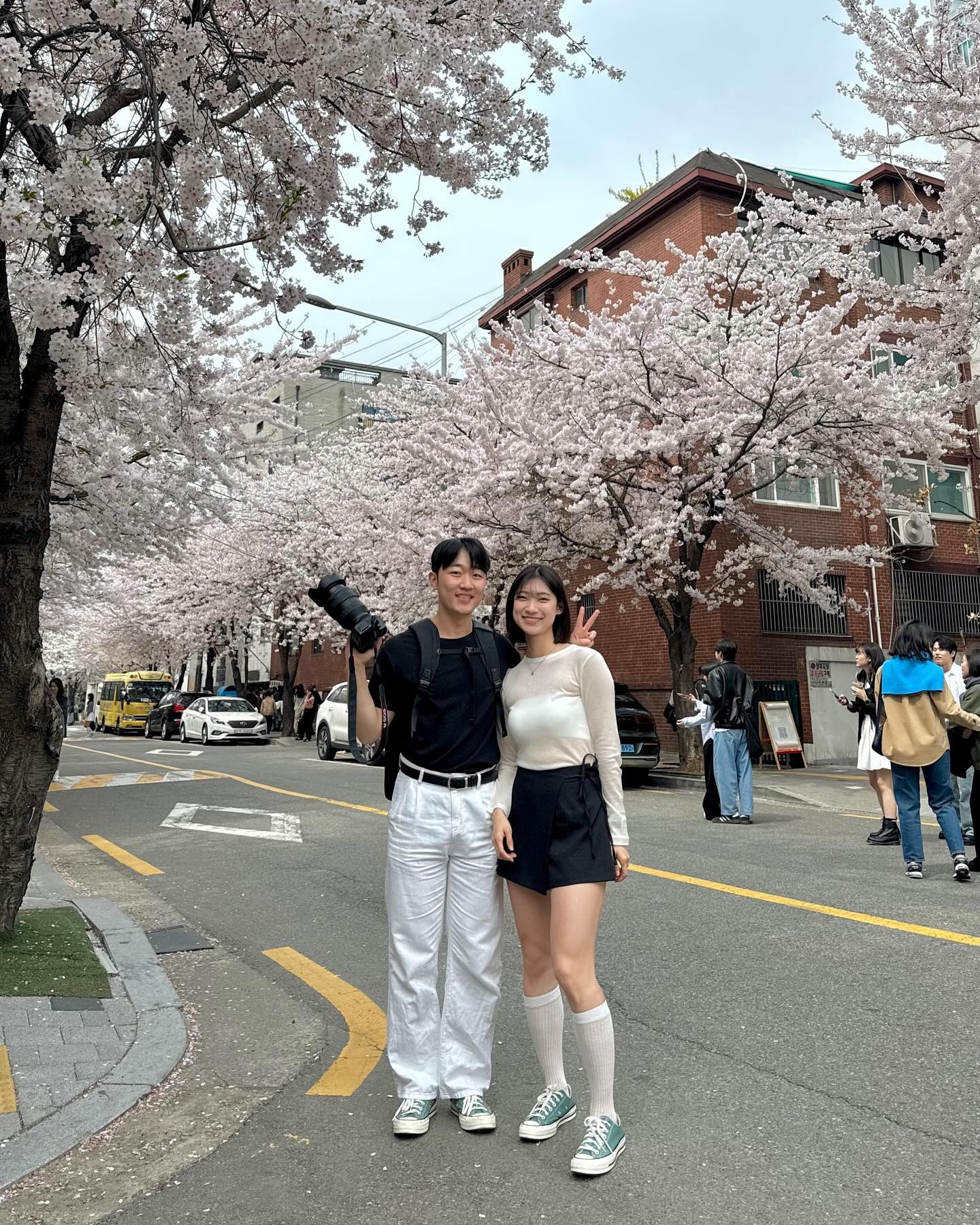 줄 이어폰 나눠끼고 벚꽃으로 꽉 채운 주말🌸

#희우정로 #서울벚꽃명소