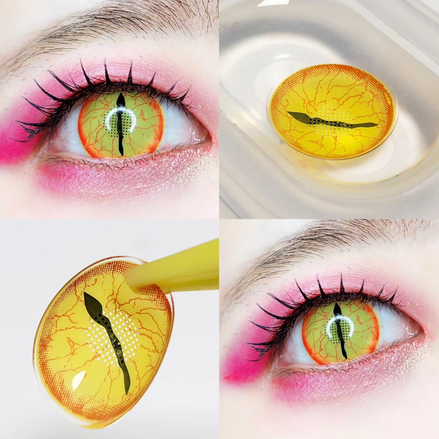 #협찬
⠀
TTDEYE Awaken Demon Yellow😈
ttd_eye
⠀
⠀
좀비렌즈에 이어 2번째로 가지고 온 코스튬렌즈는 바로 Awaken Demon Yellow 예요.
⠀
⠀
악마의 눈동자를 보는 듯한 컬러렌즈로 샛노란 컬러에 가느다란 세로 동공이 강렬하죠?
⠀
⠀
그냥 이 렌즈만 껴도 시선집중 시킬 수 있을 듯 싶은 코스튬렌즈였답니다.
⠀
⠀
악마가 나오는 게임 캐릭터나 영화 주인공으로 코스튬할 때 사용하기 좋을 듯!
⠀
⠀
➡️15% 할인코드: nagi729
⠀
#ttdeye #티티디아이 #혼혈렌즈 #컬러렌즈 #해외직구렌즈 #코스튬렌즈