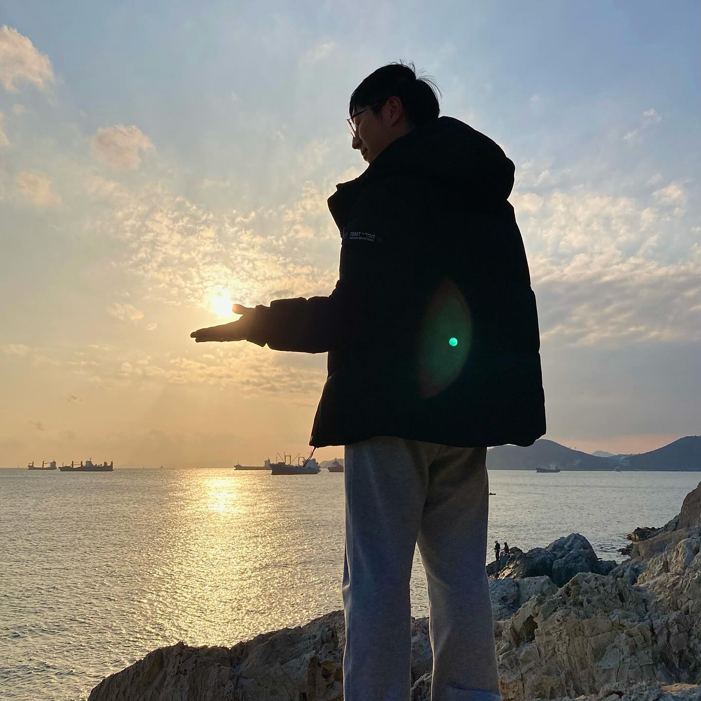 해돋이는 못봤지만 오후에 걸으러 나가서 좋은기운 듬뿍 받은듯하다~😊 올해도 잘해보자❣️