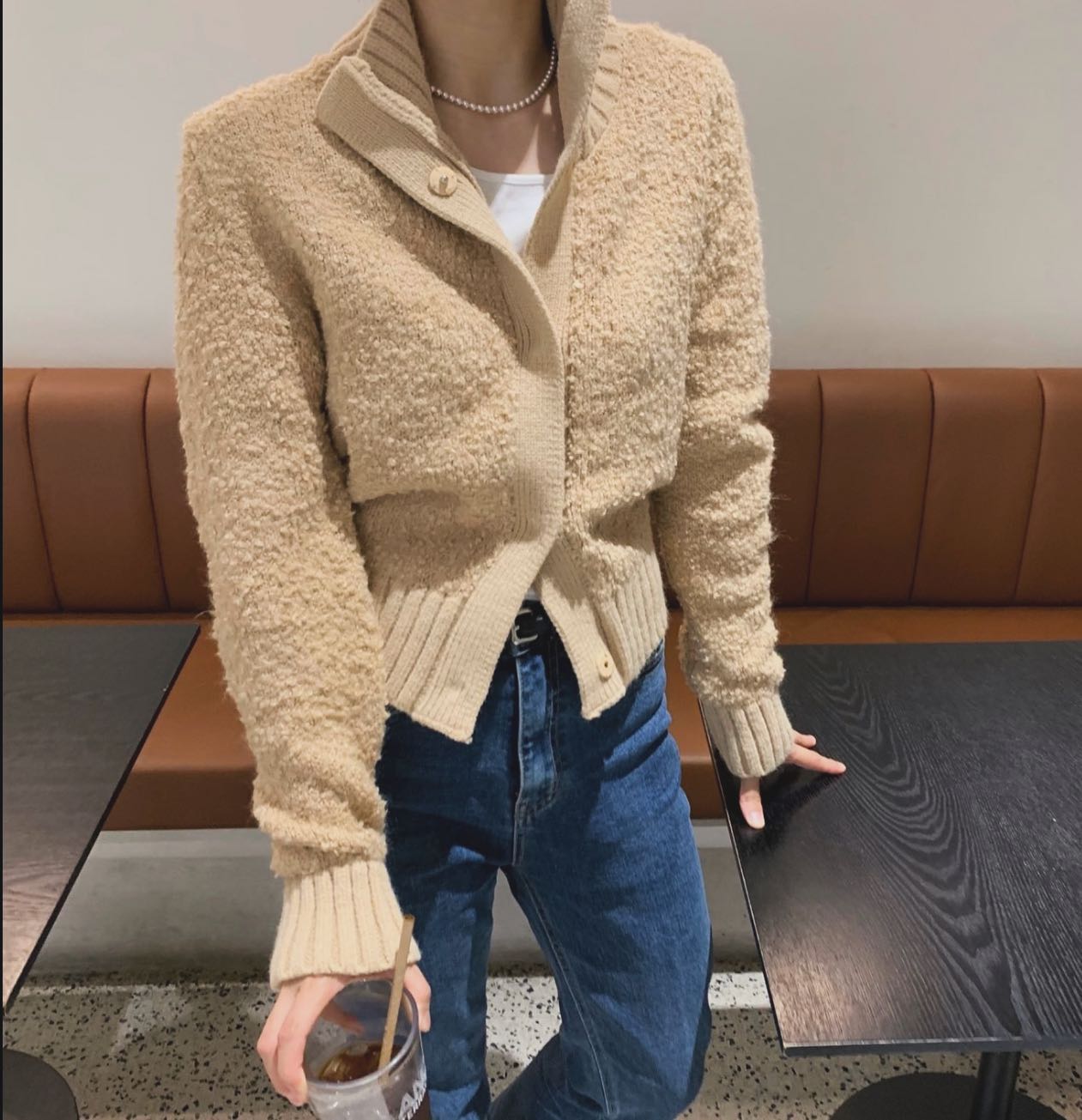 귀염뽀짝한 부클가디건 🐻🤎

•테디 부클 가디건 :아이,베이지