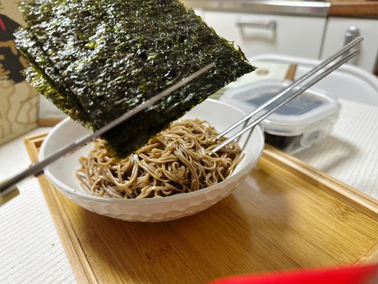 바다소리 곱창김으로 들기름 막국수 먹은 일상!