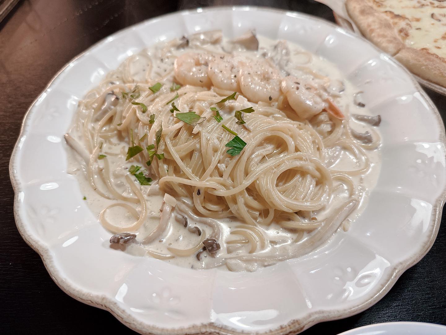 #거제맛집#새우크림파스타🍤#버섯알리오올리오#고르곤졸라피자#양송이스프#파스타웨이브🍕🍝#맛스타그램🍴#먹스타그램🍴#비오는날여행