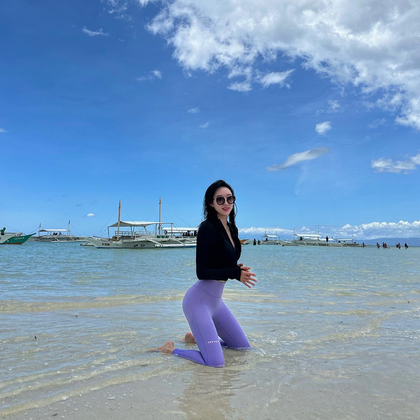 포카리스웨트 🌊💙 #보홀 #bohol #버진아일랜드